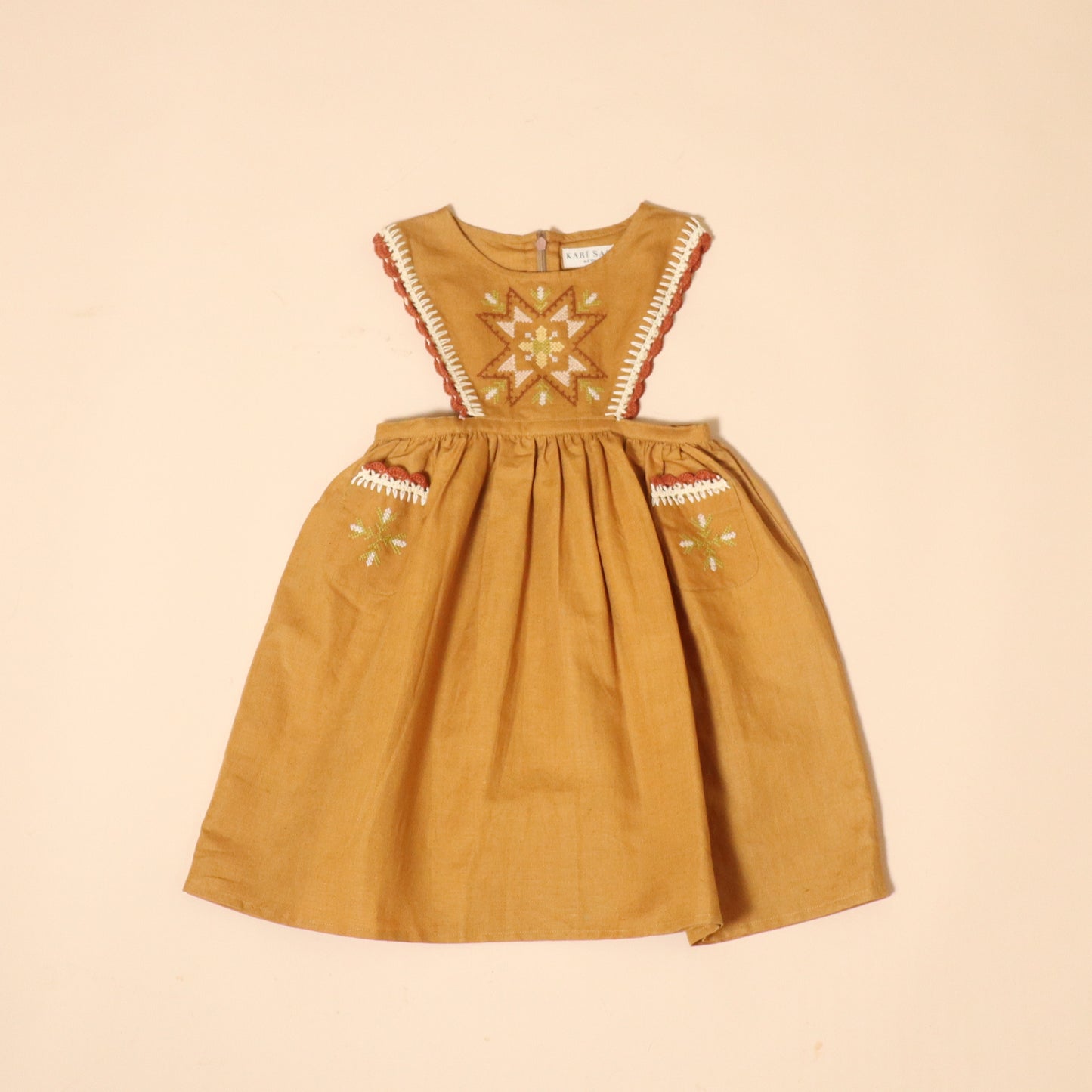 Alia Pinafore Dress (Exclusive)