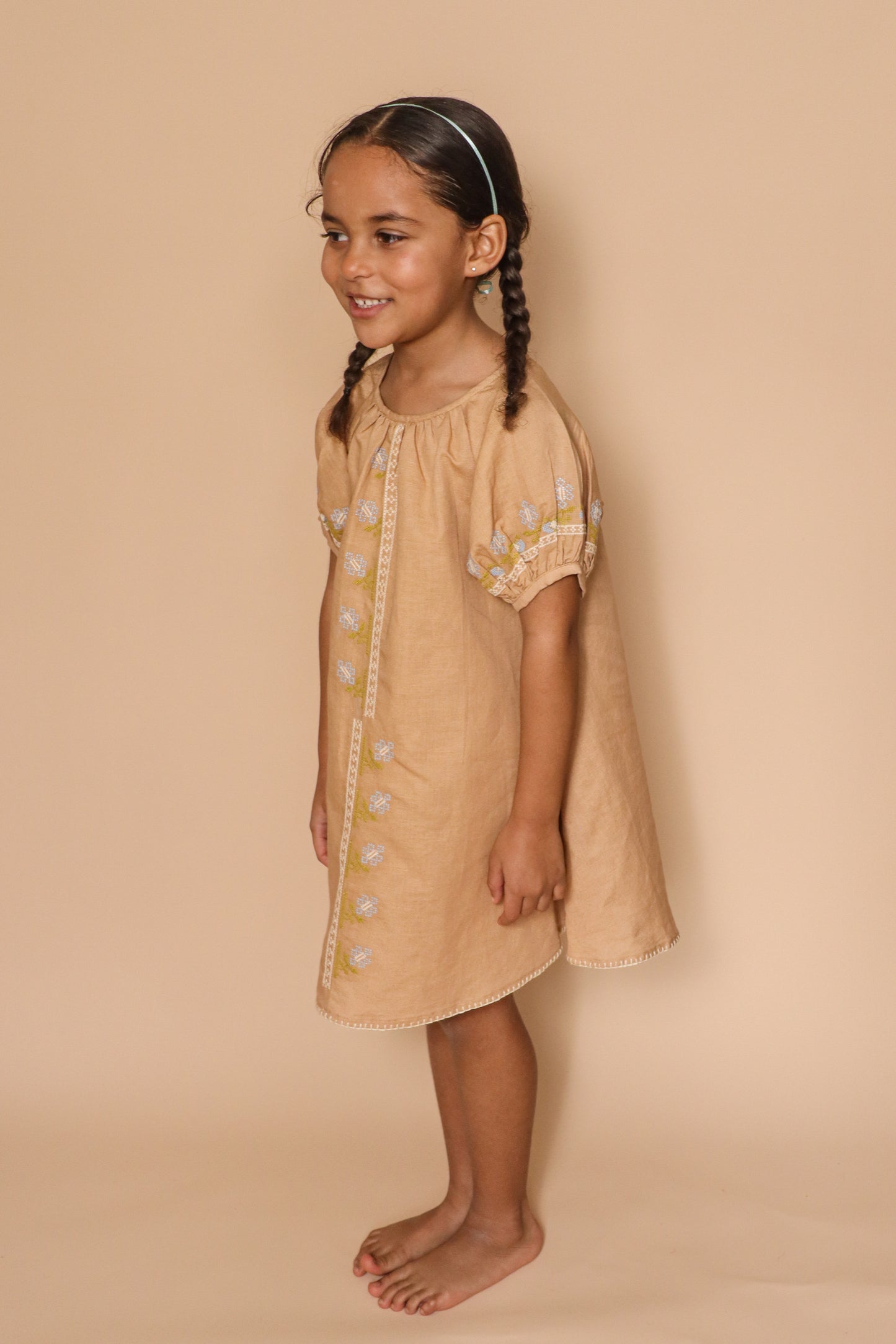 Priyanka Dress -Sandstone