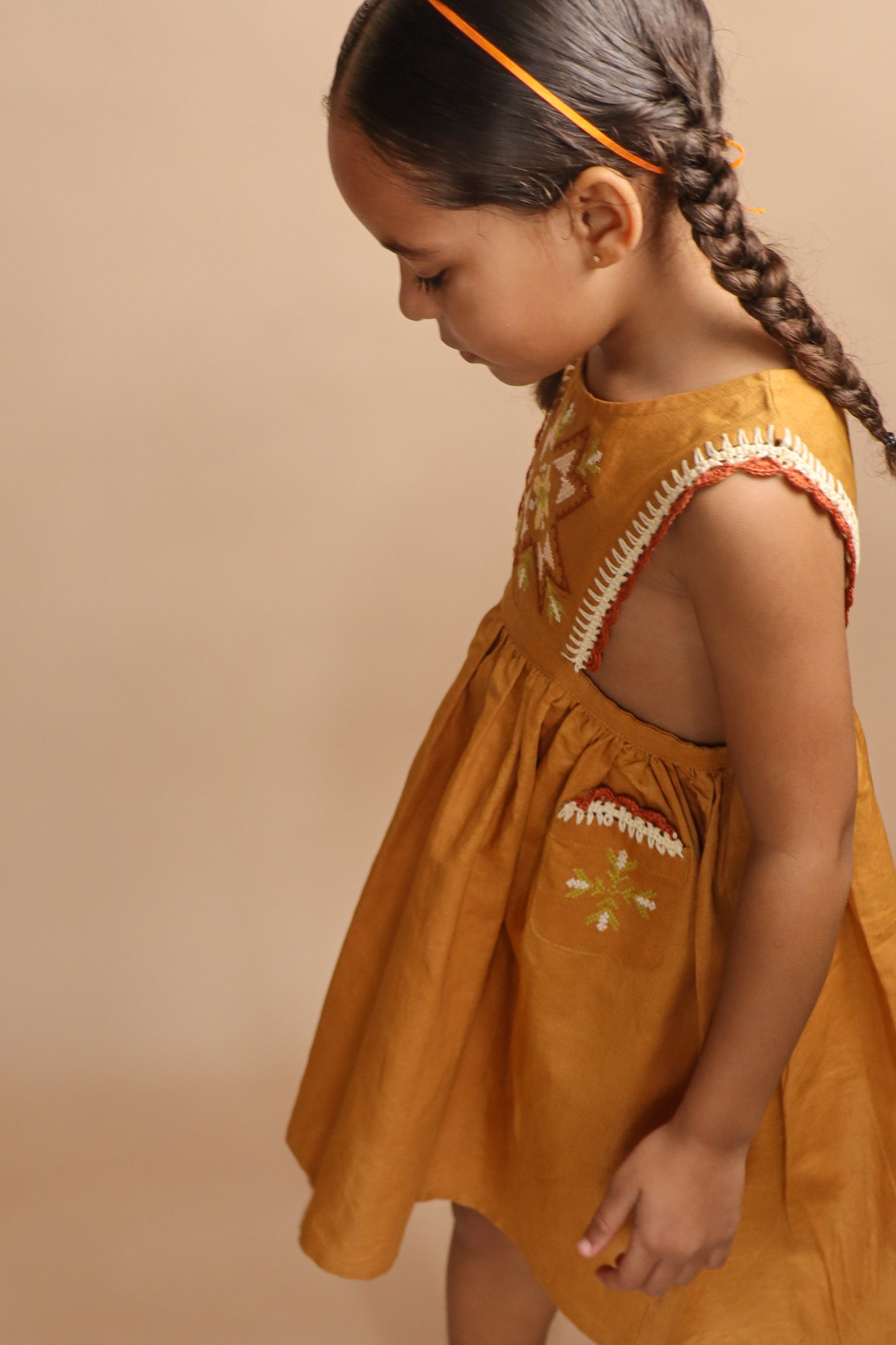 Alia Pinafore Dress (Exclusive)