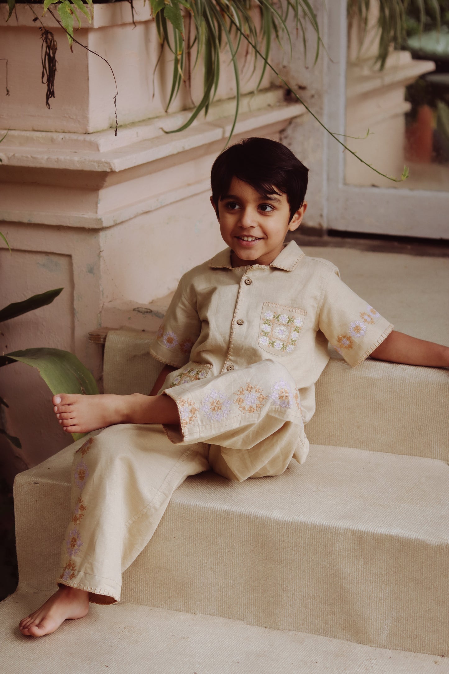 Sunil Trousers - Oat