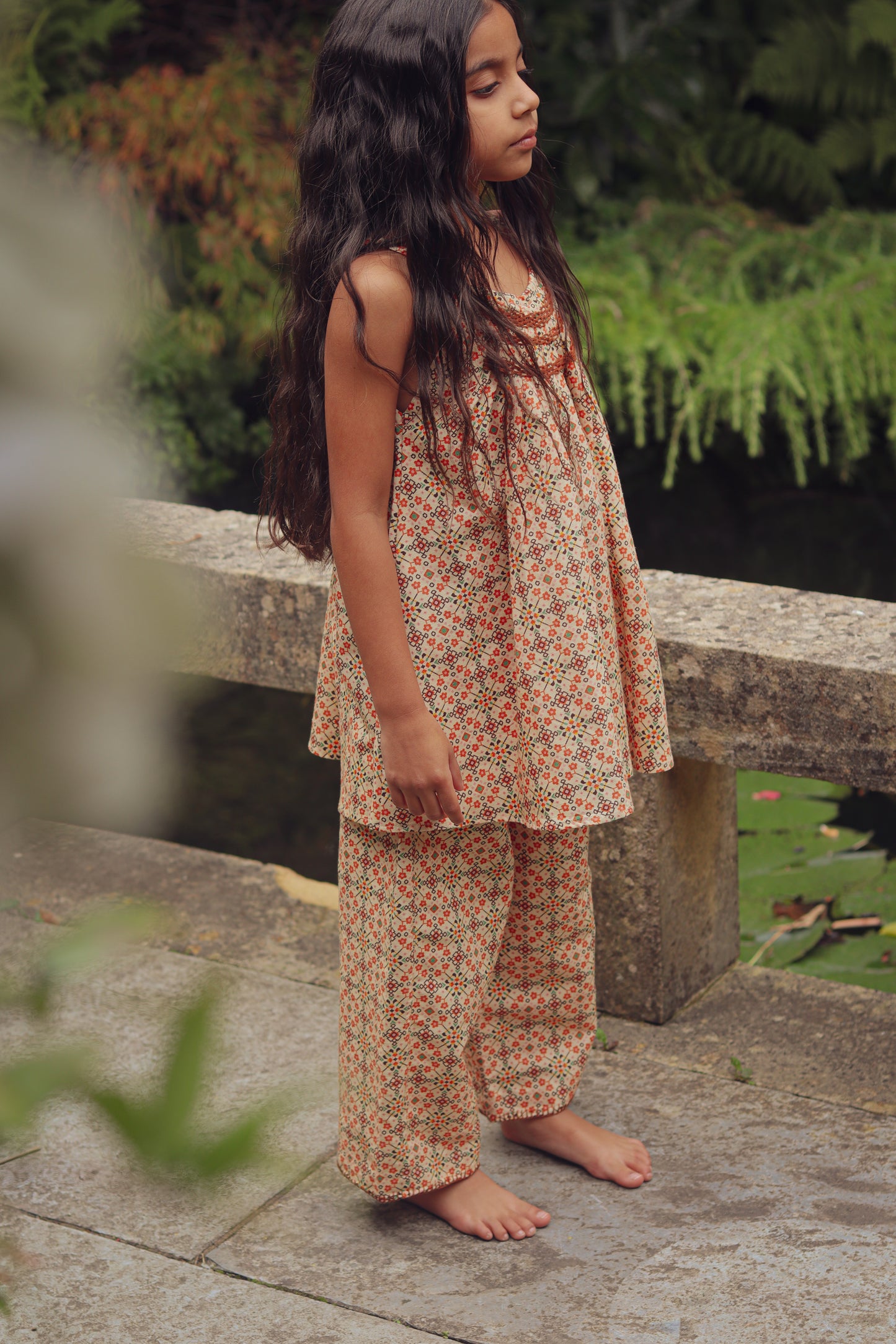 Lara Tunic - Patola Print