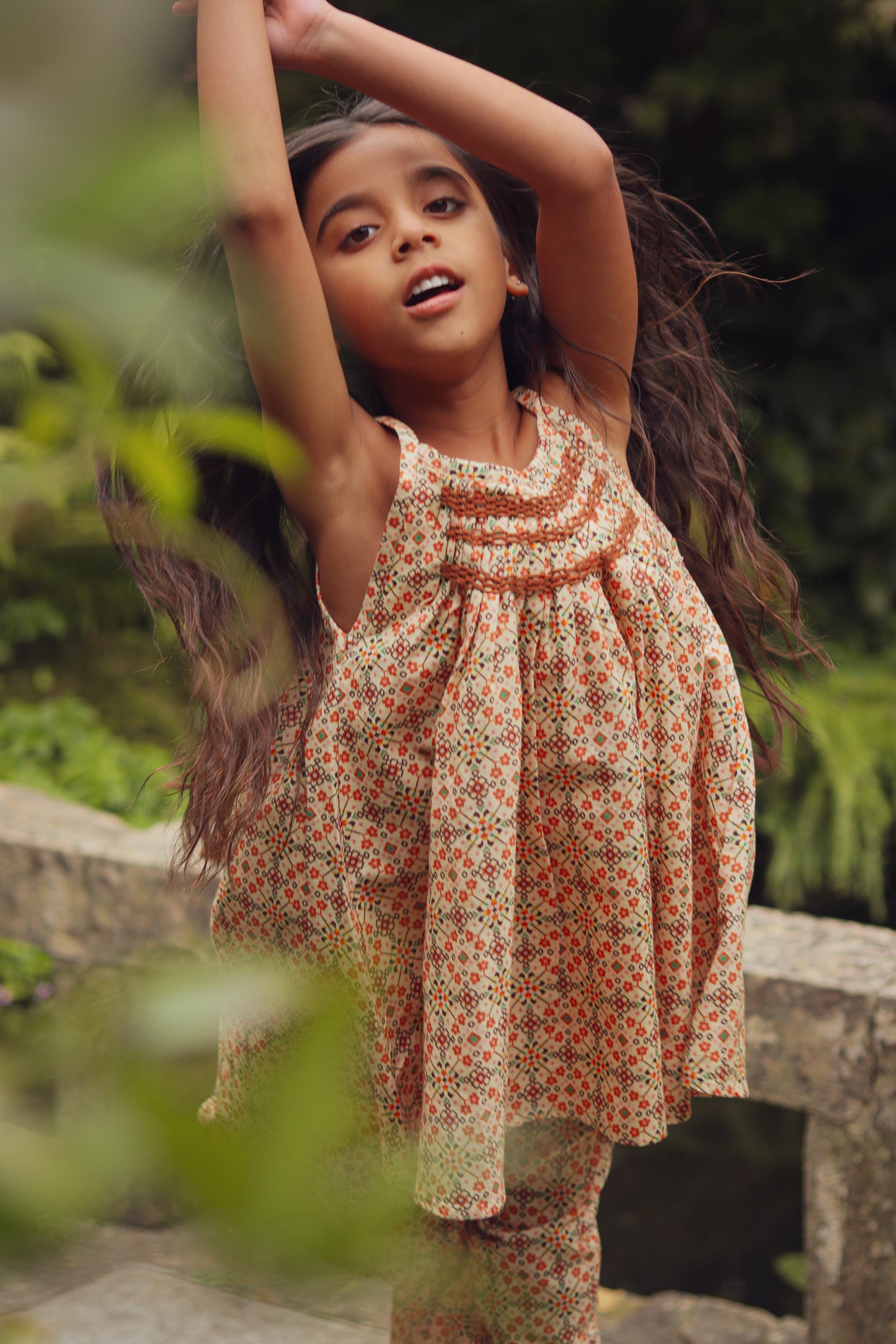 Lara Tunic - Patola Print