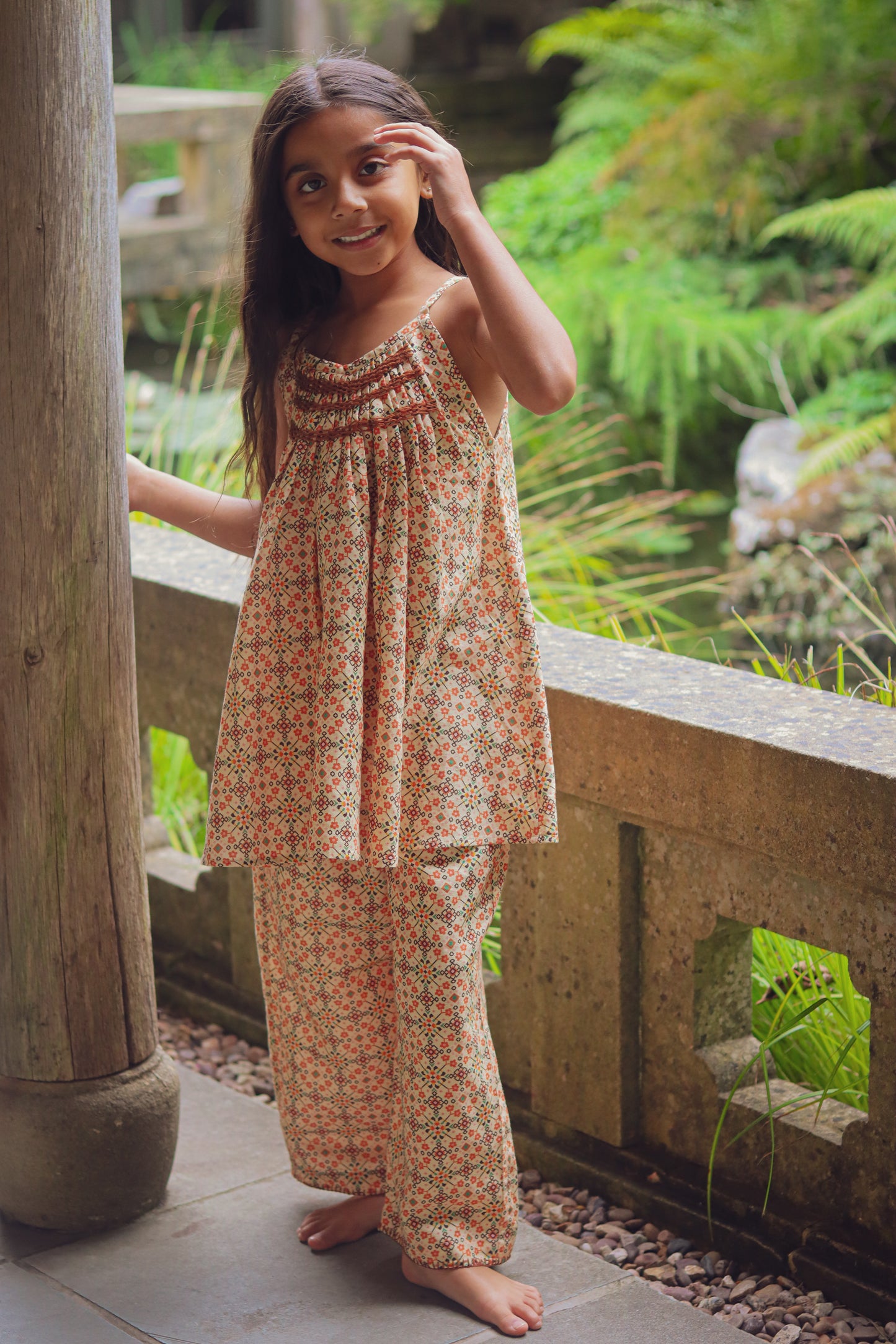 Sunil Trousers - Patola Print