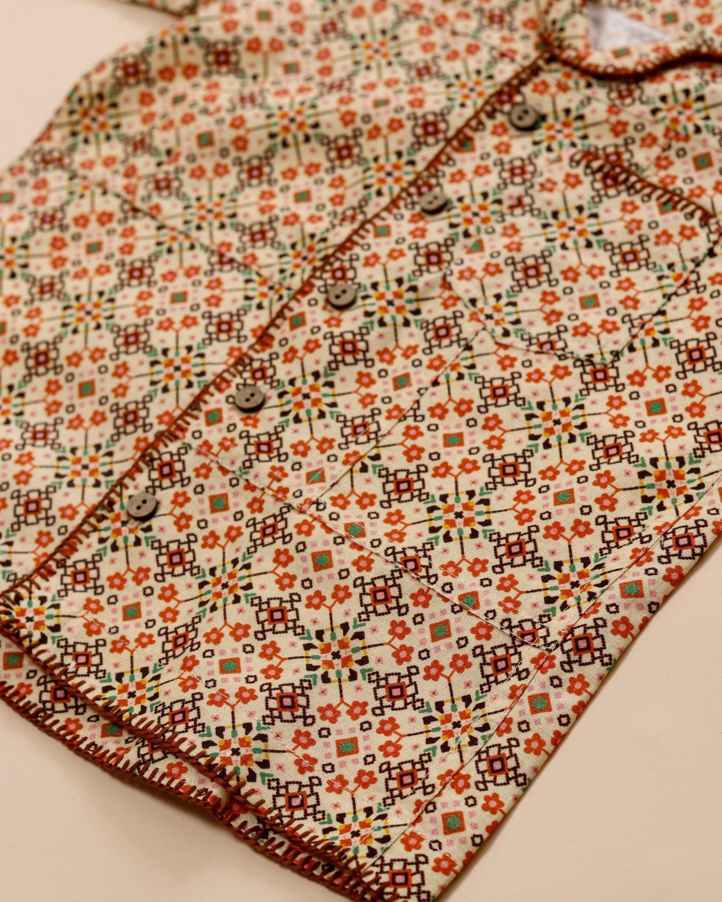 Peca Shirt- Patola Print
