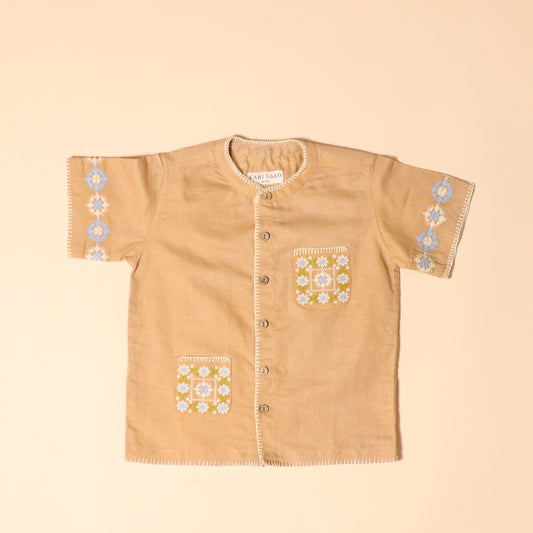 Rohit Shirt -Sandstone