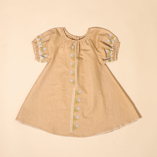 Priyanka Dress -Sandstone